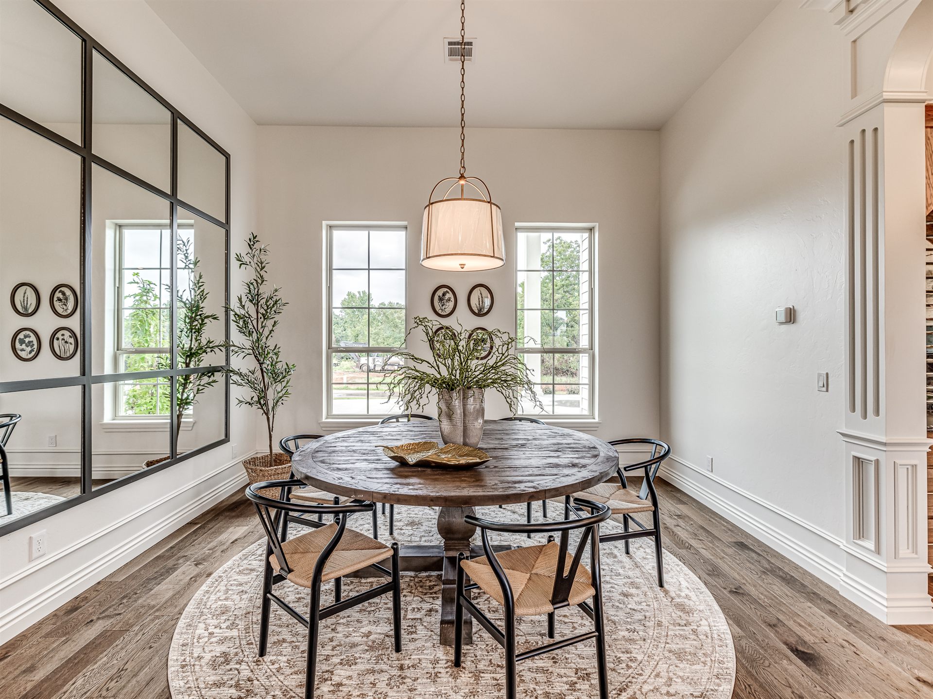The dining room